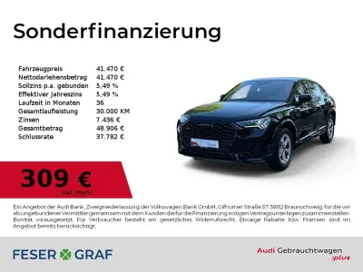 Gebraucht Audi Q3 Sportback S-Line 193 PS (141 kW) 2024 Mythosschwarz metallic SUV