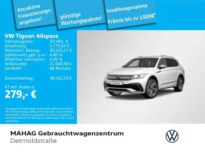 Brugt VW Tiguan Allspace R-line 190 HK (139 kW) 2023 Hvid SUV