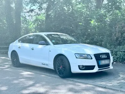 Gebraucht Audi A5 Sportback S-Line 179 PS (131 kW) 2010 Weiß Kleinwagen