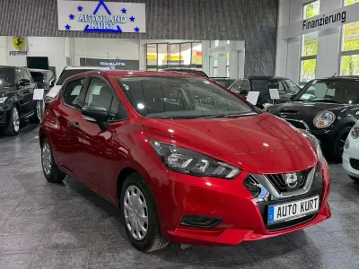 Second-hand Nissan Micra Visia+ 92 CP (67 kW) 2021 Roșu Hatchback