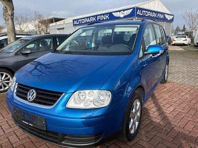 Gebraucht VW Touran Goal 116 PS (85 kW) 2006 Diving blue metallic Van / Kleinbus