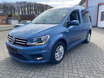 Usata VW Caddy Comfortline 102 CV (75 kW) 2017 Blu Monovolume