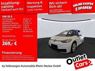 Usata VW ID.3 Pro 106 kW (145 CV) 2022 Bianco Utilitaria