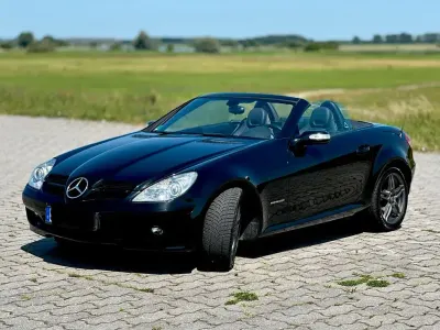 Gebraucht Mercedes SLK200 163 PS (119 kW) 2007 Schwarz Cabrio