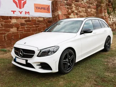 Gebraucht Mercedes C200 AMG line 184 PS (135 kW) 2018 Weiß Kombi