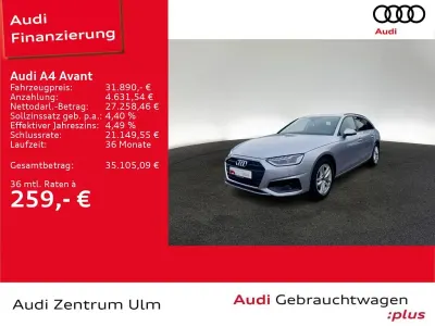 Gebraucht Audi A4 150 PS (110 kW) 2024 Florettsilber metallic (metallic) Kombi