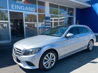 Usata Mercedes C180 Avantgarde 156 CV (114 kW) 2019 Argento Berlina