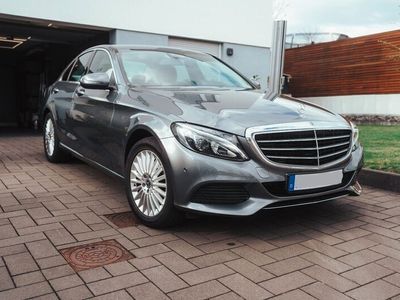 gebraucht Mercedes C200 9G-Tronic, LED, Teilleder, 8-Fach bereift