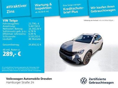 Gebraucht VW Taigo Style 110 PS (80 kW) 2023 Ascotgrau SUV