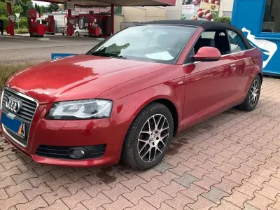 Gebraucht Audi A3 Cabriolet S-Line 160 PS (117 kW) 2009 Rot Cabrio