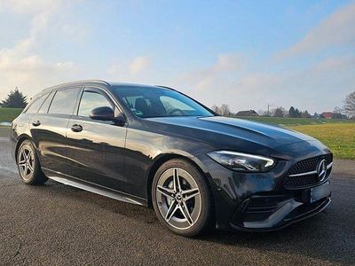 Gebraucht Mercedes C220 AMG line 200 PS (147 kW) 2021 Schwarz Kombi