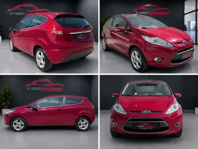 Gebraucht Ford Fiesta Titanium 82 PS (60 kW) 2010 Rot Kleinwagen