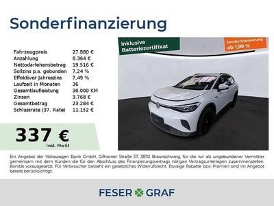 Gletscherweiß Gebraucht 2022 VW ID.4 Pro Performance SUV | 27.880 € (Guter Preis)