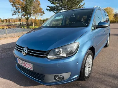 Gebraucht VW Touran 105 PS (77 kW) 2013 Blau Van / Kleinbus