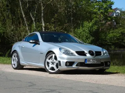 Usado Mercedes SLK55 AMG AMG 360 HP (264 kW) 2005 Prateado Cabrios