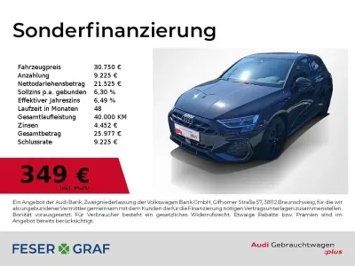 Gebraucht Audi A3 S-Line 150 PS (110 kW) 2025 Mythosschwarz metallic Limousine