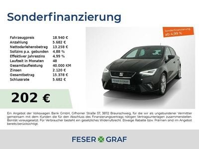 Usata Seat Ibiza FR 150 CV (110 kW) 2022 Nero Utilitaria