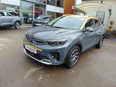 Gebraucht Kia Stonic GT-Line 120 PS (88 kW) 2021 (mpr) perennialgrau met./gelb SUV