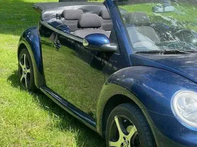 Gebraucht VW New Beetle 112 PS (82 kW) 2003 Blau Kleinwagen