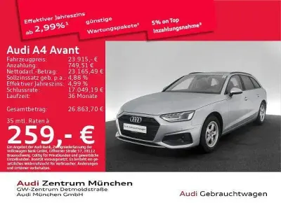 Używany Audi A4 Design 150 KM (110 kW) 2023 Srebrny Kombi