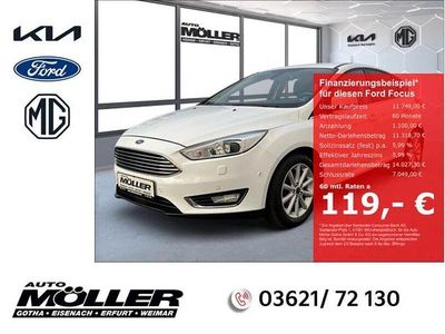 Gebraucht Ford Focus Titanium 125 PS (91 kW) 2017 Weiss Limousine
