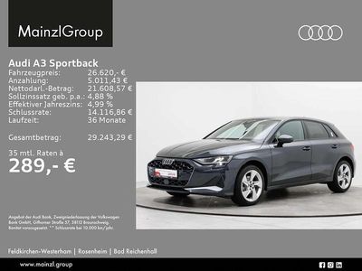 Gebraucht Audi A3 Advanced Plus 116 PS (85 kW) 2025 Manhattangrau metallic Limousine