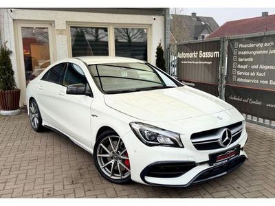 Gebraucht Mercedes CLA45 AMG AMG 381 PS (280 kW) 2017 Calcitweiss/zirrusweiss (metallic) Coupé