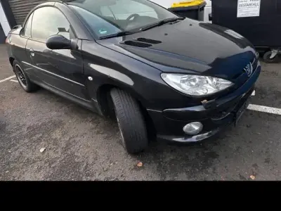 Gebraucht Peugeot 206 2009 Schwarz Coupé