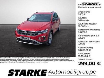 Gebraucht VW T-Roc Goal 150 PS (110 kW) 2024 Rot (kings red metallic) SUV