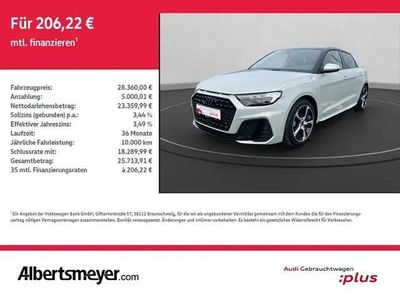 Usata Audi A1 Sportback S-Line 70 CV (51 kW) 2025 Argento Utilitaria
