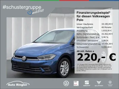 Gebraucht VW Polo Style 110 PS (80 kW) 2022 Blau Kleinwagen