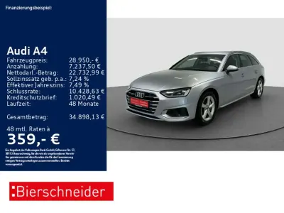 Gebraucht Audi A4 Advanced 204 PS (150 kW) 2023 Silber Kombi