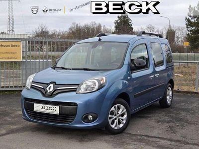 Gebraucht Renault Kangoo LIMITED Deluxe 68 PS (50 kW) 2015 Digitalblau metallic Van / Kleinbus