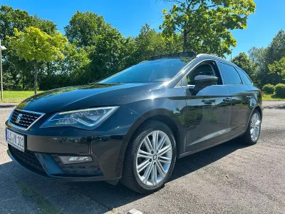 Używany Seat Leon 150 KM (110 kW) 2017 Czarny Kombi