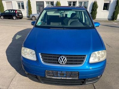 Gebraucht VW Touran Highline 116 PS (85 kW) 2003 Blau Van / Kleinbus