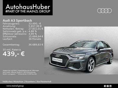 Gebraucht Audi A3 S-Line 191 PS (140 kW) 2023 Daytonagrau perleffekt Limousine
