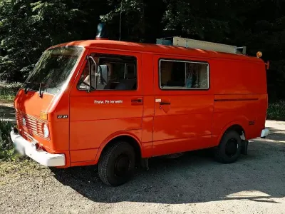 Gebraucht VW LT 90 PS (66 kW) 1985 Rot Van / Kleinbus