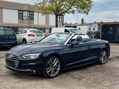 Usata Audi A5 Cabriolet S-Line 252 CV (185 kW) 2018 Blu Cabrio
