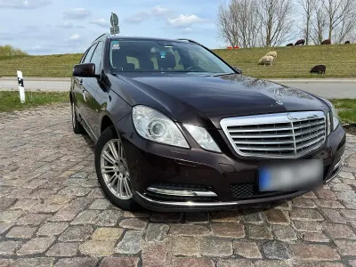 Brugt Mercedes E200 184 HK (135 kW) 2011 Rød Stationcar