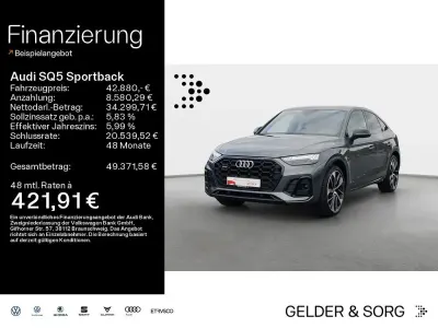 Gebraucht Audi SQ5 Sportback Ambiente 341 PS (250 kW) 2021 Daytonagrau perleffekt SUV
