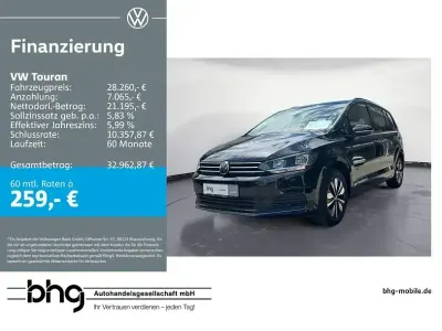 Gebraucht VW Touran Comfortline 150 PS (110 kW) 2025 Schwarz Van / Kleinbus