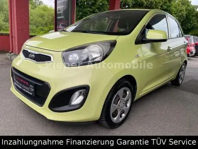 Gebraucht Kia Picanto Edition 7 69 PS (50 kW) 2014 Grün Kleinwagen