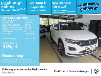Gebraucht VW T-Roc Cabriolet R-line 150 PS (110 kW) 2021 Pure white Cabrio