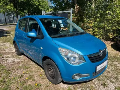 Brugt Opel Agila Edition 86 HK (63 kW) 2010 Blå Hatchback