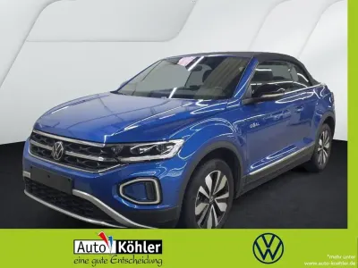 Gebraucht VW T-Roc Cabriolet Goal 116 PS (85 kW) 2025 Ravennablau metallic schwarz Cabrio
