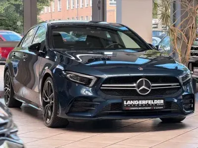 Gebraucht Mercedes A35 AMG AMG 306 PS (225 kW) 2020 Denimblau  metalliclack Limousine