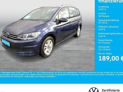Atlantik blue metallic Gebraucht 2024 VW Touran Comfortline Van / Kleinbus | 32.822 € (Fairer Preis)