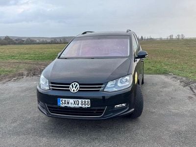 Gebraucht VW Sharan Comfortline 140 PS (102 kW) 2011 Schwarz Van / Kleinbus