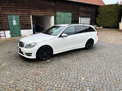 Usata Mercedes C250 AMG 204 CV (150 kW) 2013 Bianco Station wagon