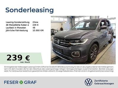 Usata VW T-Cross R-line 110 CV (80 kW) 2023 Grigio SUV
